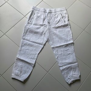 Athleta Cabo Linen Joggers
